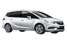 Car Hire Inverurie - Vauxhall Zafira 5 + 2 - Minibus hire Inverurie